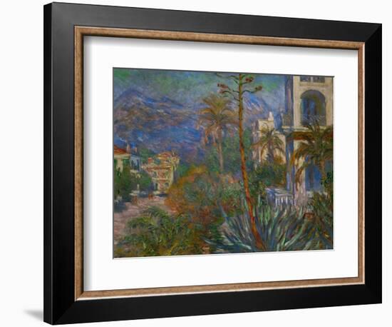 Villas in Bordighera, Italy-Claude Monet-Framed Giclee Print