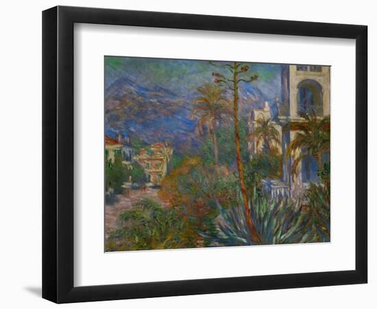 Villas in Bordighera, Italy-Claude Monet-Framed Giclee Print