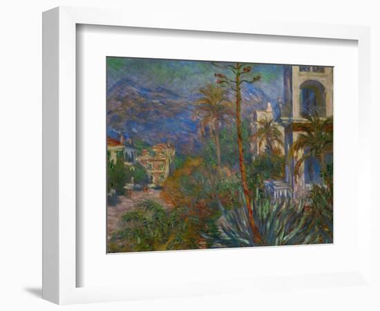 Villas in Bordighera, Italy-Claude Monet-Framed Giclee Print