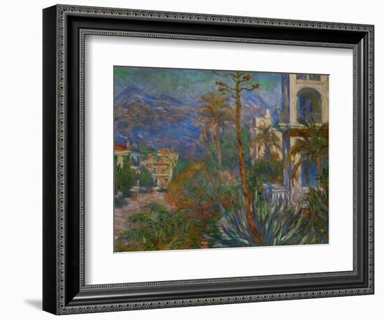 Villas in Bordighera, Italy-Claude Monet-Framed Giclee Print