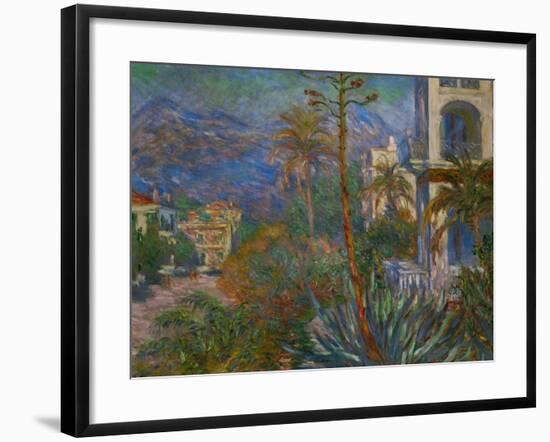 Villas in Bordighera, Italy-Claude Monet-Framed Giclee Print