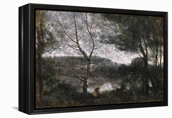 Ville d'Avray, 1870-Jean-Baptiste-Camille Corot-Framed Premier Image Canvas