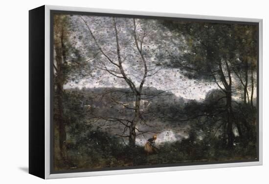 Ville d'Avray, 1870-Jean-Baptiste-Camille Corot-Framed Premier Image Canvas
