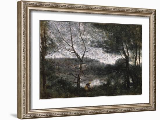 Ville d'Avray, 1870-Jean-Baptiste-Camille Corot-Framed Giclee Print