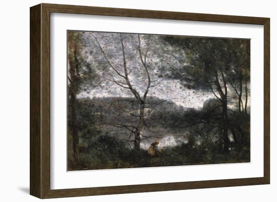 Ville d'Avray, 1870-Jean-Baptiste-Camille Corot-Framed Giclee Print