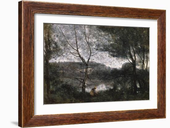 Ville d'Avray, 1870-Jean-Baptiste-Camille Corot-Framed Giclee Print