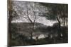 Ville d'Avray, 1870-Jean-Baptiste-Camille Corot-Mounted Giclee Print