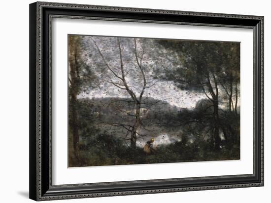 Ville d'Avray, 1870-Jean-Baptiste-Camille Corot-Framed Giclee Print