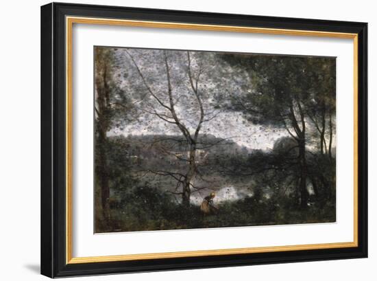 Ville d'Avray, 1870-Jean-Baptiste-Camille Corot-Framed Giclee Print