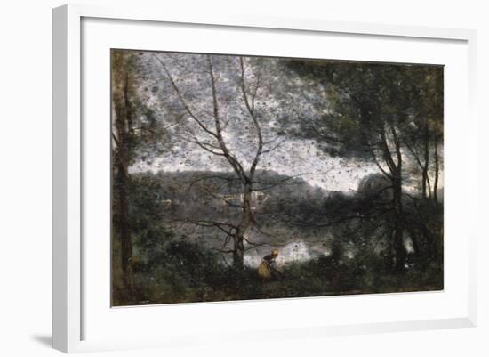 Ville d'Avray, 1870-Jean-Baptiste-Camille Corot-Framed Giclee Print