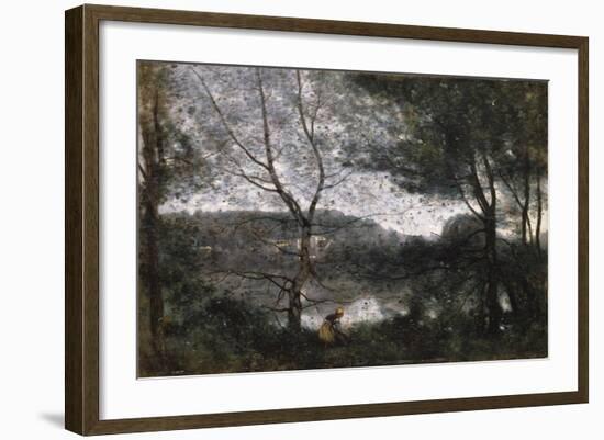 Ville d'Avray, 1870-Jean-Baptiste-Camille Corot-Framed Giclee Print