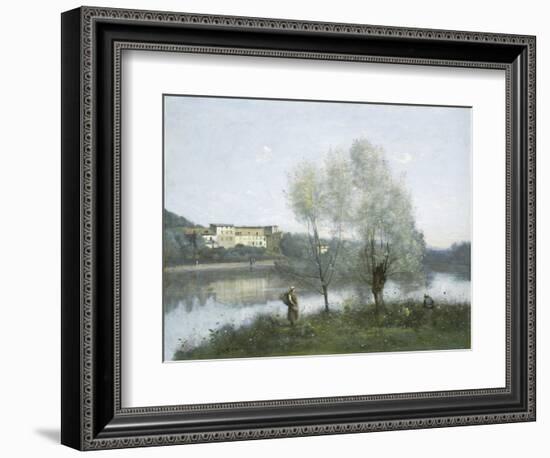 Ville D'Avray, c.1865-Jean-Baptiste-Camille Corot-Framed Giclee Print