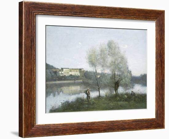 Ville D'Avray, c.1865-Jean-Baptiste-Camille Corot-Framed Giclee Print