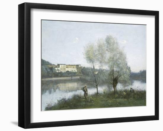 Ville D'Avray, c.1865-Jean-Baptiste-Camille Corot-Framed Giclee Print