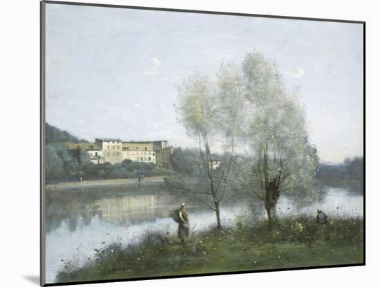 Ville D'Avray, c.1865-Jean-Baptiste-Camille Corot-Mounted Giclee Print