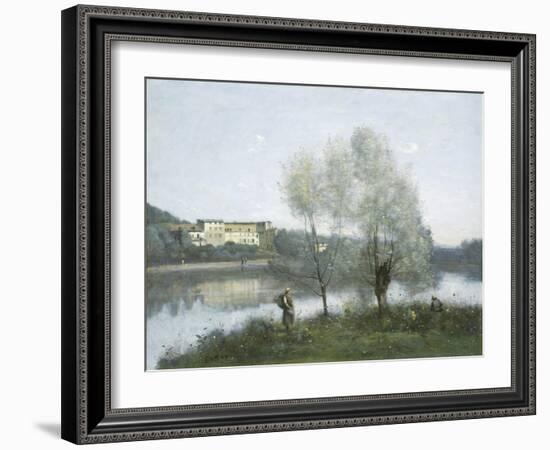 Ville D'Avray, c.1865-Jean-Baptiste-Camille Corot-Framed Giclee Print