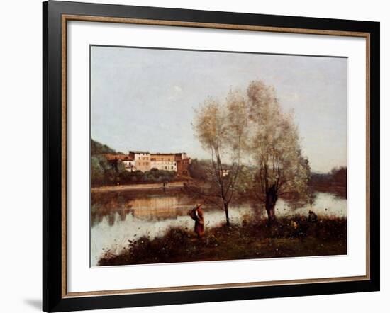 Ville d'Avray-Jean-Baptiste-Camille Corot-Framed Art Print