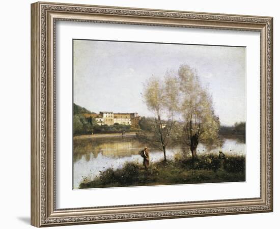 Ville D'Avray-Jean-Baptiste-Camille Corot-Framed Art Print