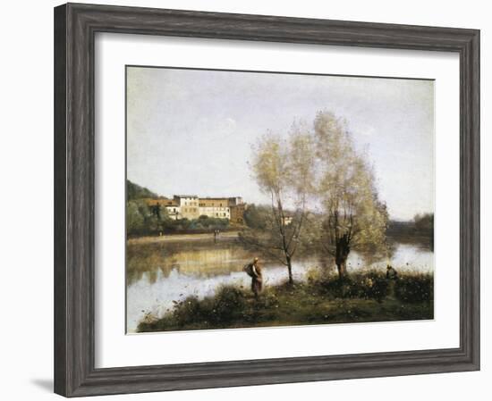 Ville D'Avray-Jean-Baptiste-Camille Corot-Framed Art Print