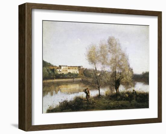 Ville D'Avray-Jean-Baptiste-Camille Corot-Framed Art Print