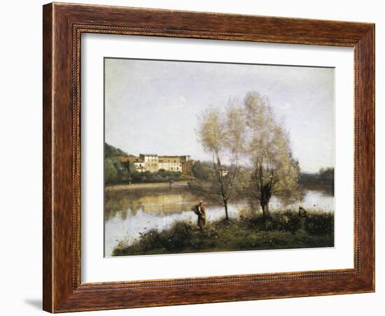 Ville D'Avray-Jean-Baptiste-Camille Corot-Framed Art Print