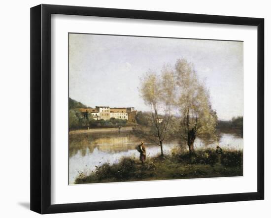 Ville D'Avray-Jean-Baptiste-Camille Corot-Framed Art Print