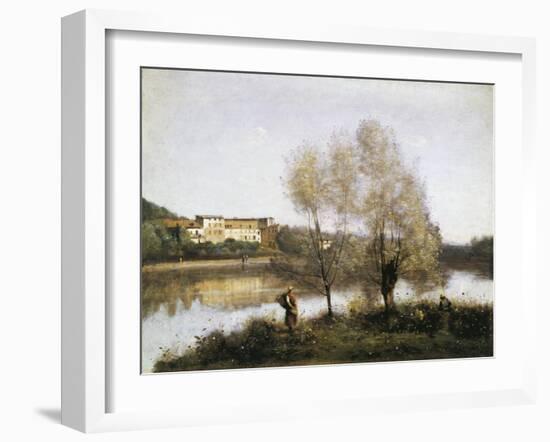 Ville D'Avray-Jean-Baptiste-Camille Corot-Framed Art Print