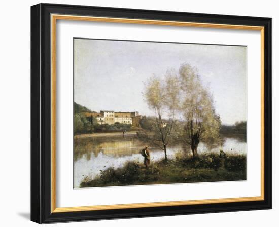 Ville D'Avray-Jean-Baptiste-Camille Corot-Framed Art Print