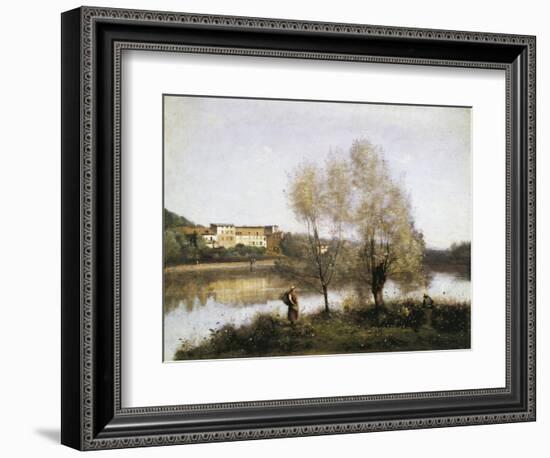 Ville D'Avray-Jean-Baptiste-Camille Corot-Framed Art Print