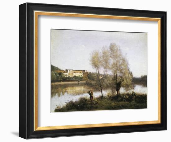 Ville D'Avray-Jean-Baptiste-Camille Corot-Framed Art Print