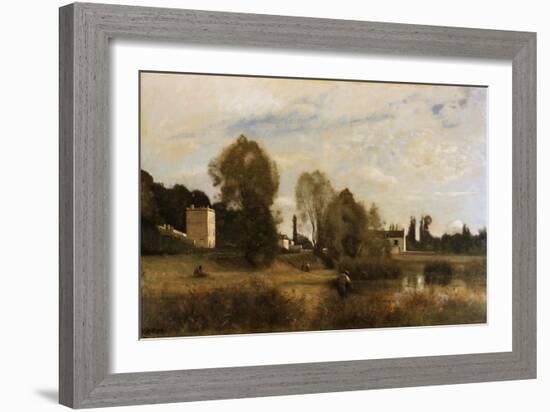 Ville d'Avray-Jean-Baptiste-Camille Corot-Framed Giclee Print