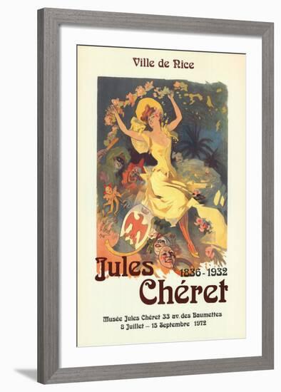 Ville de Nice-Jules Chéret-Framed Art Print