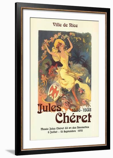 Ville de Nice-Jules Chéret-Framed Art Print
