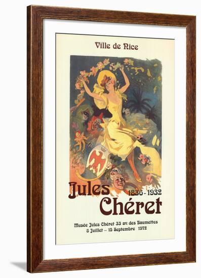 Ville de Nice-Jules Chéret-Framed Art Print
