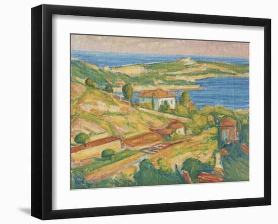 Ville Franche-Karl Nordstrom-Framed Giclee Print