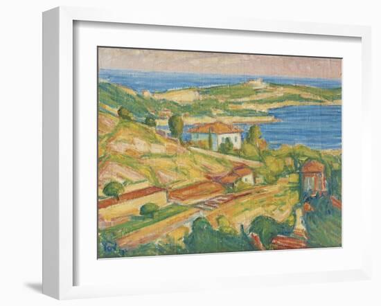 Ville Franche-Karl Nordstrom-Framed Giclee Print