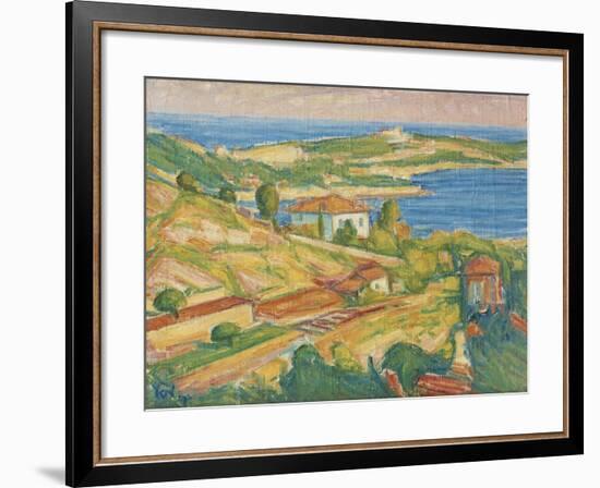 Ville Franche-Karl Nordstrom-Framed Giclee Print