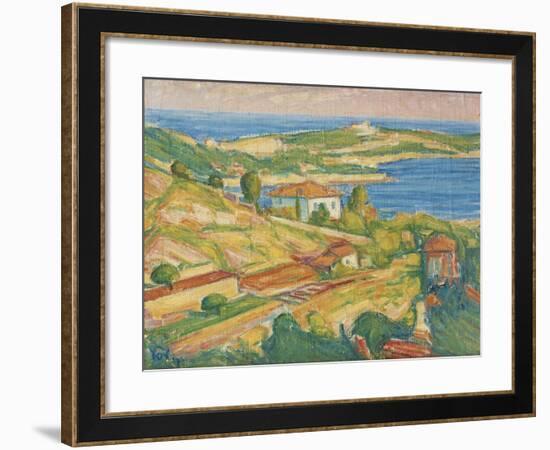 Ville Franche-Karl Nordstrom-Framed Giclee Print