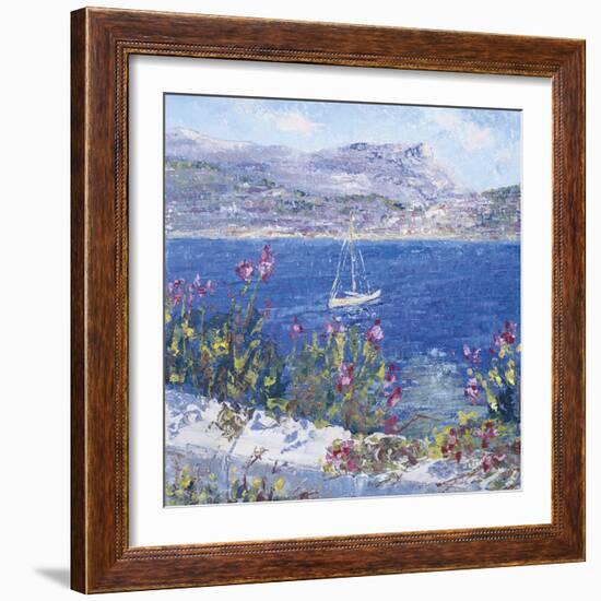 Villefranche Bay-Tania Forgione-Framed Giclee Print