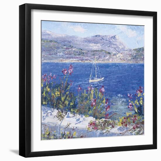 Villefranche Bay-Tania Forgione-Framed Giclee Print