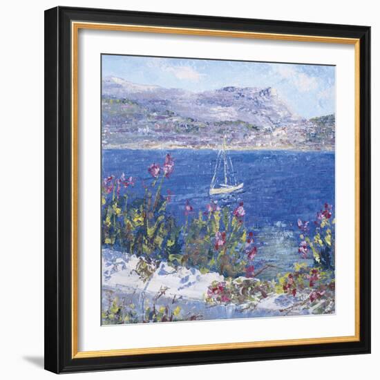 Villefranche Bay-Tania Forgione-Framed Giclee Print