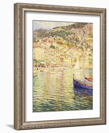 Villefranche on the French Riviera-Omer Coppens-Framed Giclee Print