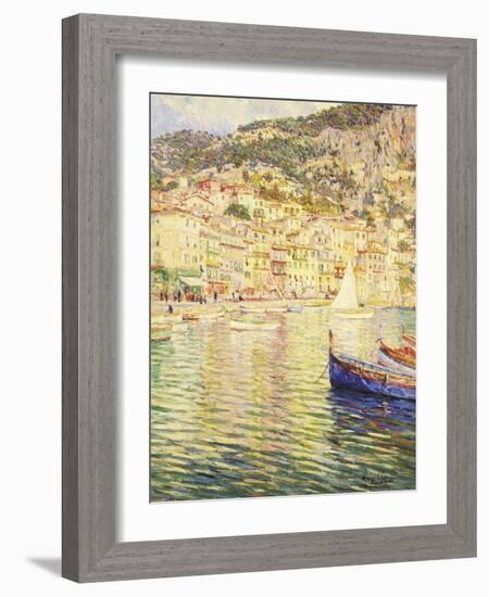 Villefranche on the French Riviera-Omer Coppens-Framed Giclee Print