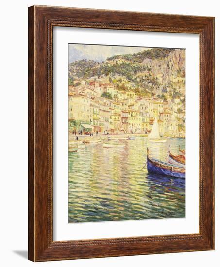 Villefranche on the French Riviera-Omer Coppens-Framed Giclee Print