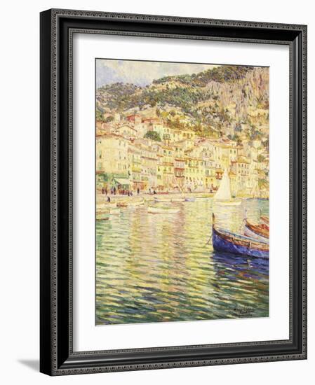 Villefranche on the French Riviera-Omer Coppens-Framed Giclee Print