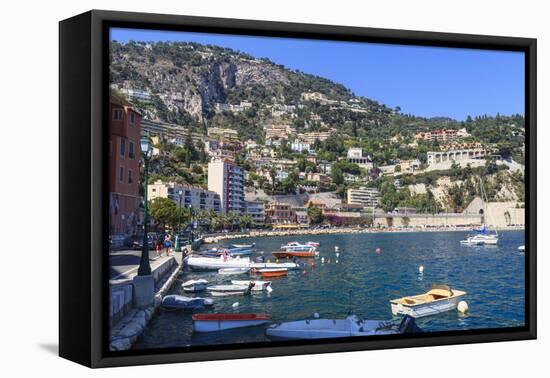 Villefranche-Sur-Mer, Alpes Maritimes, Provence, Cote D'Azur, French Riviera, France, Europe-Amanda Hall-Framed Premier Image Canvas