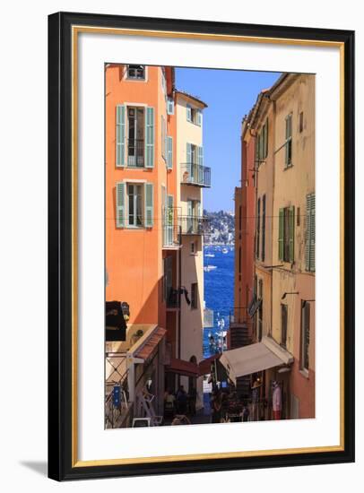 Villefranche-Sur-Mer, Alpes Maritimes, Provence, Cote D'Azur, French Riviera, France, Europe-Amanda Hall-Framed Photographic Print