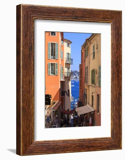 Villefranche-Sur-Mer, Alpes Maritimes, Provence, Cote D'Azur, French Riviera, France, Europe-Amanda Hall-Framed Photographic Print