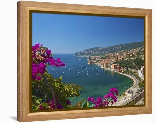Villefranche-sur-Mer, Cote D?Azur, Alpes-Maritimes, Provence-Alpes-Cote D'Azur, France-Katja Kreder-Framed Premier Image Canvas