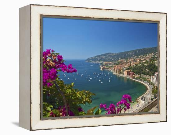 Villefranche-sur-Mer, Cote D?Azur, Alpes-Maritimes, Provence-Alpes-Cote D'Azur, France-Katja Kreder-Framed Premier Image Canvas